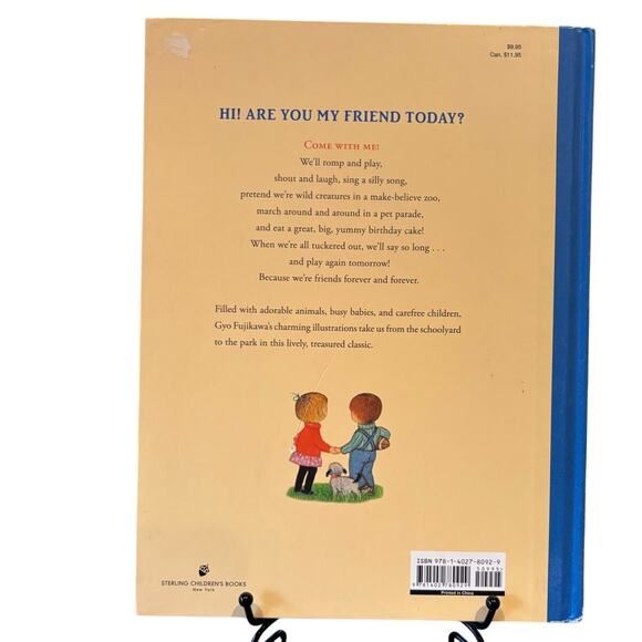 2012 Edition of Are You My Friend Today? Book by Gyo Fujikawa, HC - Picture 2 of 5